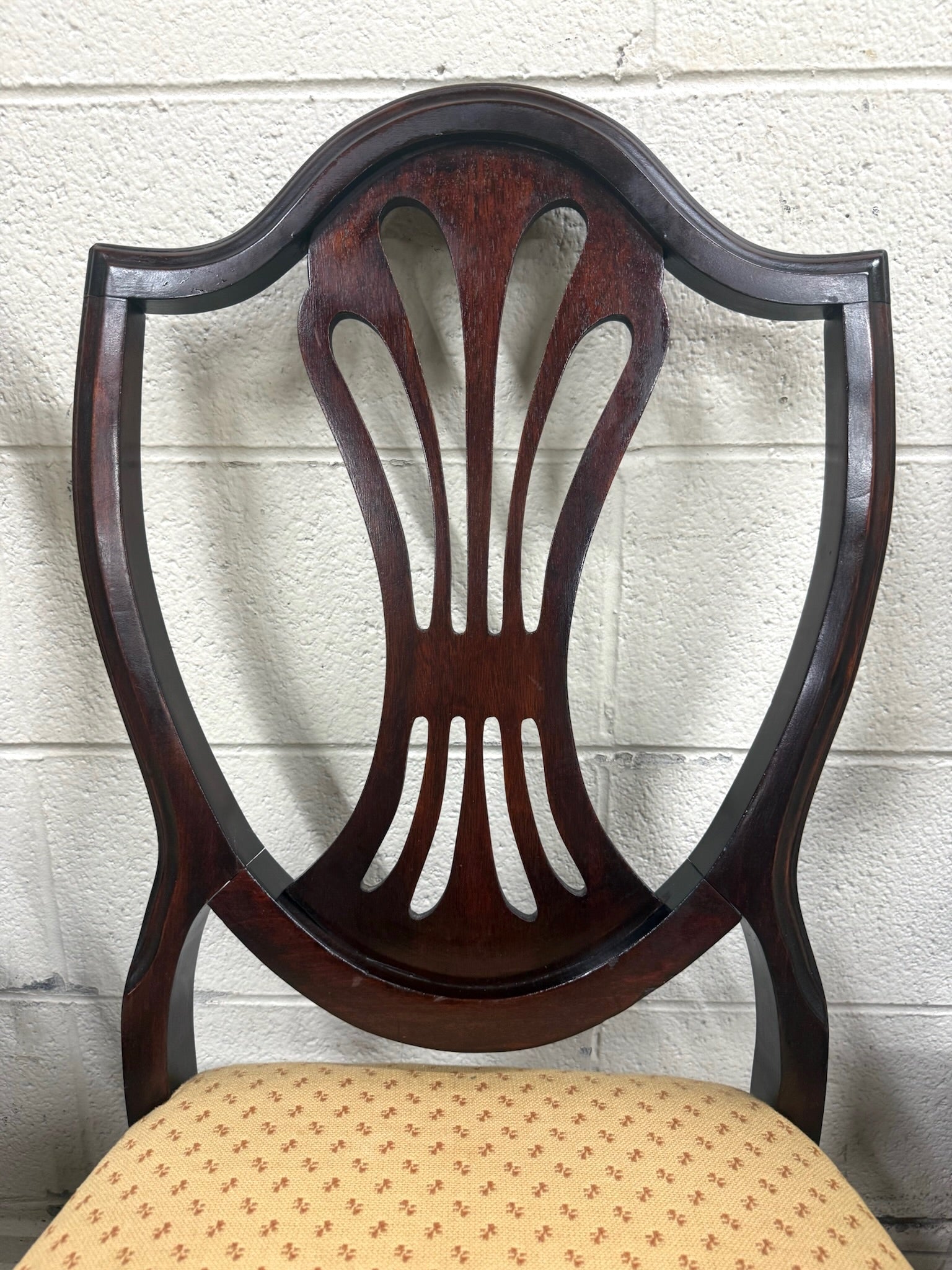 Antique Hepplewhite Duncan Phyfe Style Mahogany Dining Chairs - Set of 6