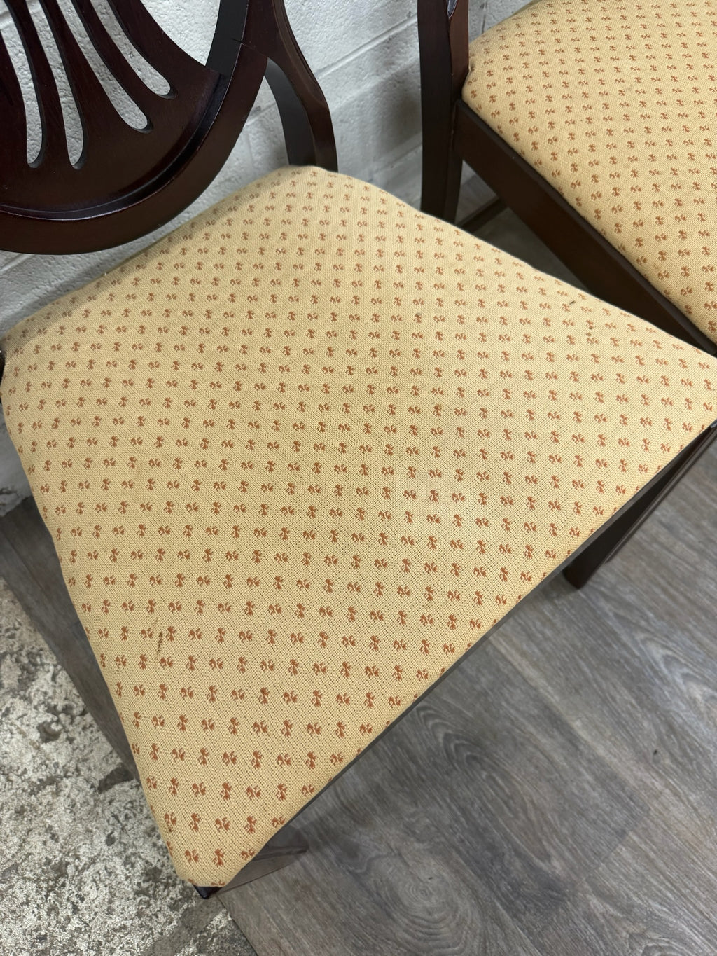 Antique Hepplewhite Duncan Phyfe Style Mahogany Dining Chairs - Set of 6