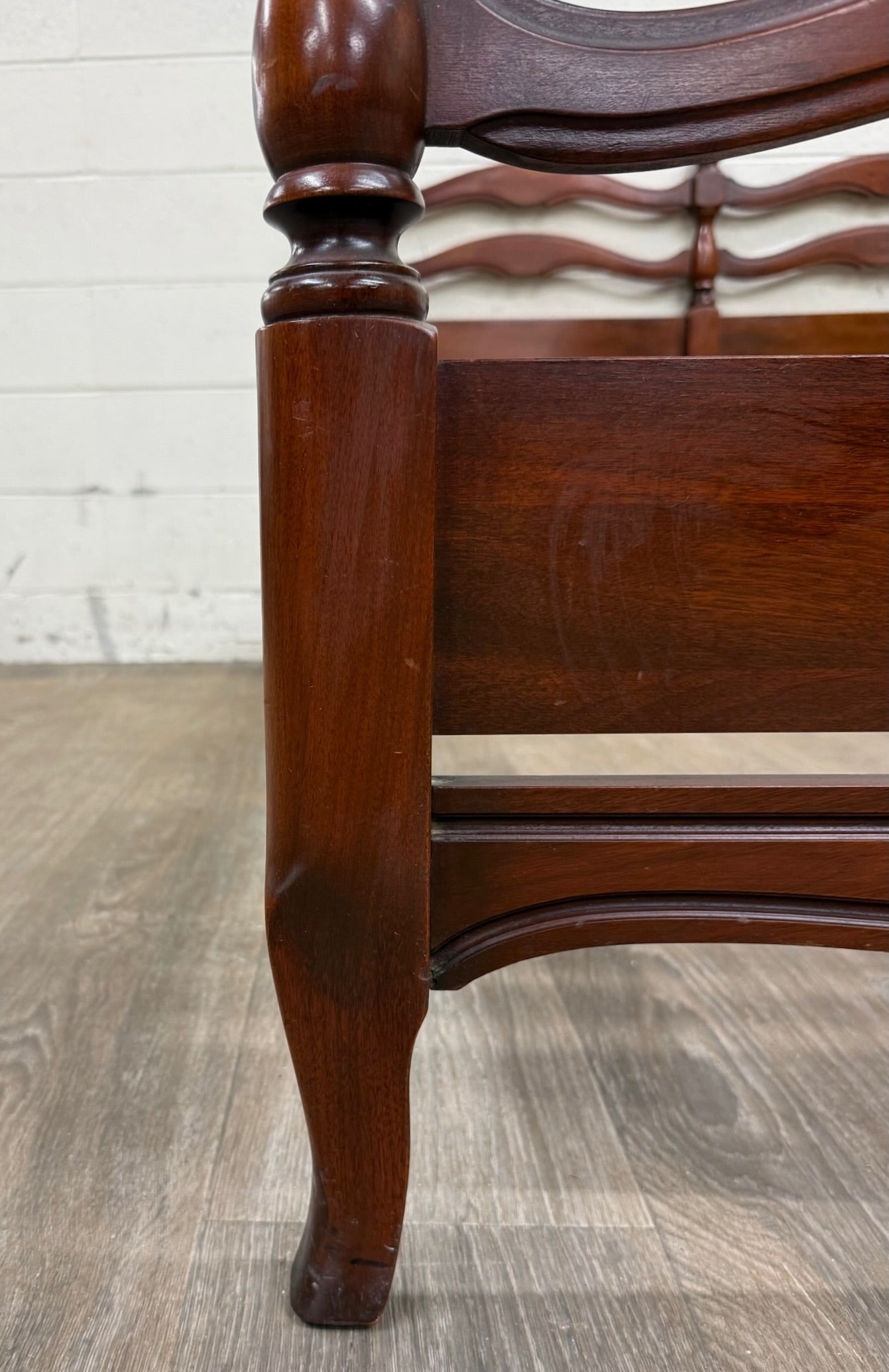Vintage Full Size French Provincial French Country Style Bed