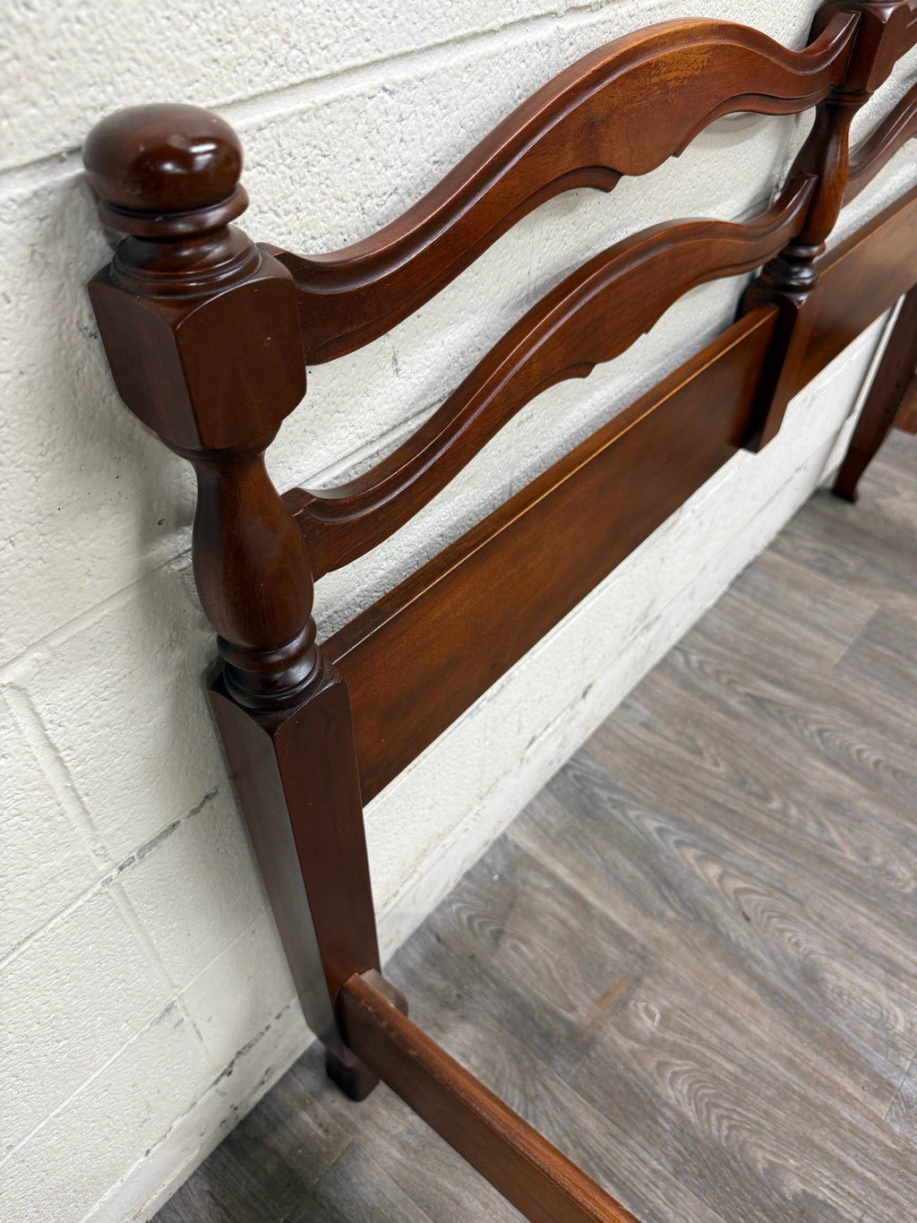 Vintage Full Size French Provincial French Country Style Bed