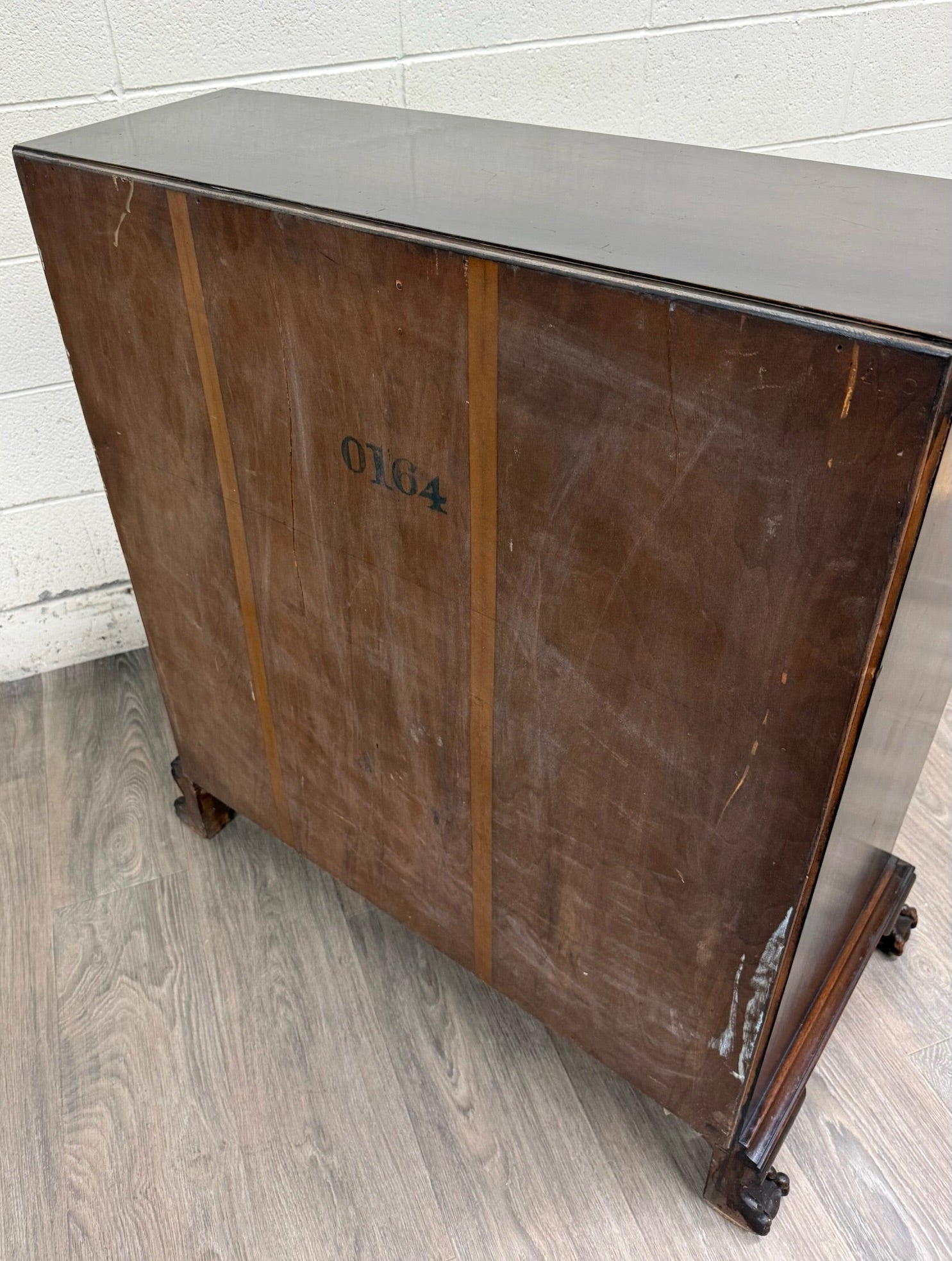 Vintage Chippendale Style Fall Front Drop Front Secretary Desk