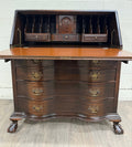 Vintage Chippendale Style Fall Front Drop Front Secretary Desk