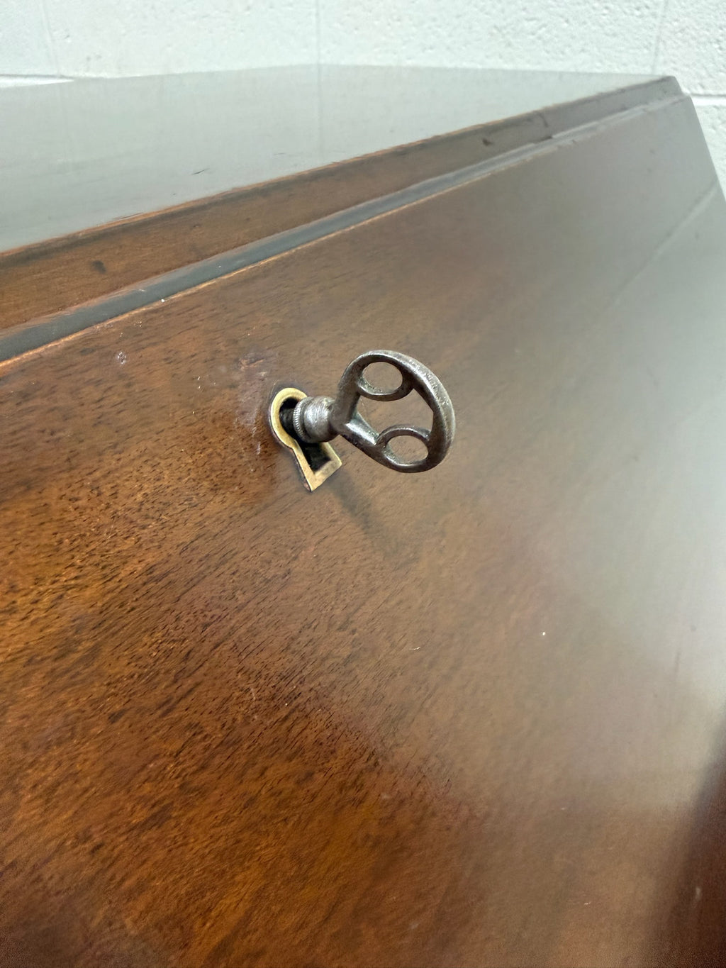 Vintage Chippendale Style Fall Front Drop Front Secretary Desk