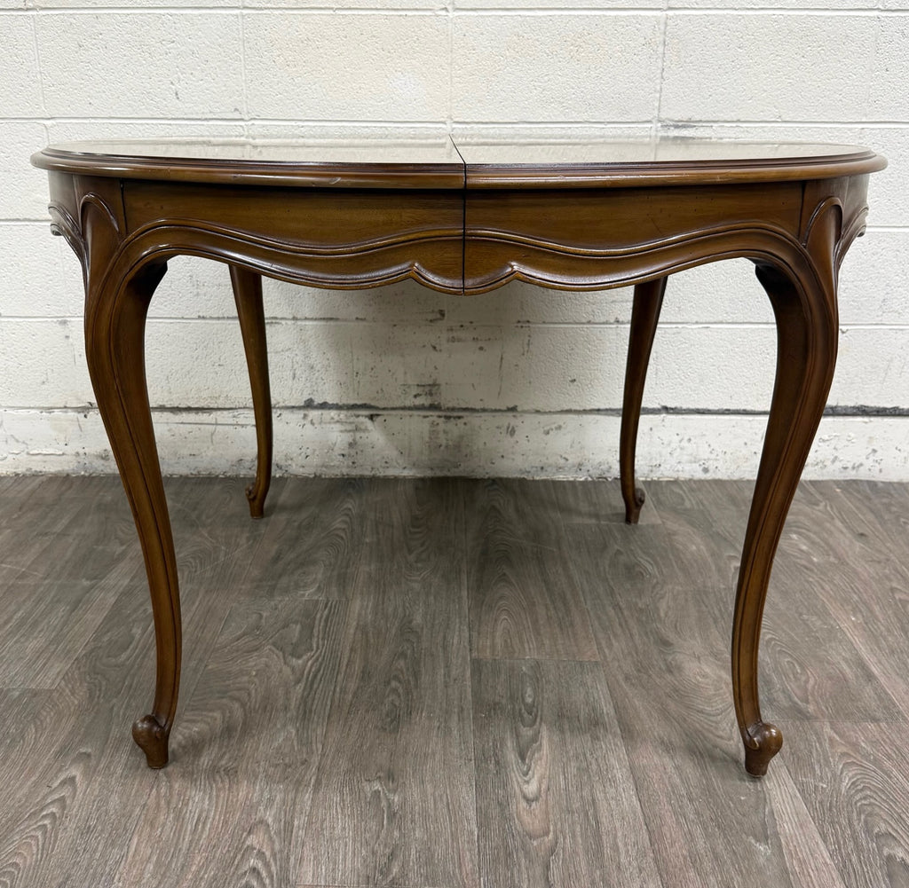 Vintage Drexel Basque Provincial Collection French Louis XV Style Dining Table