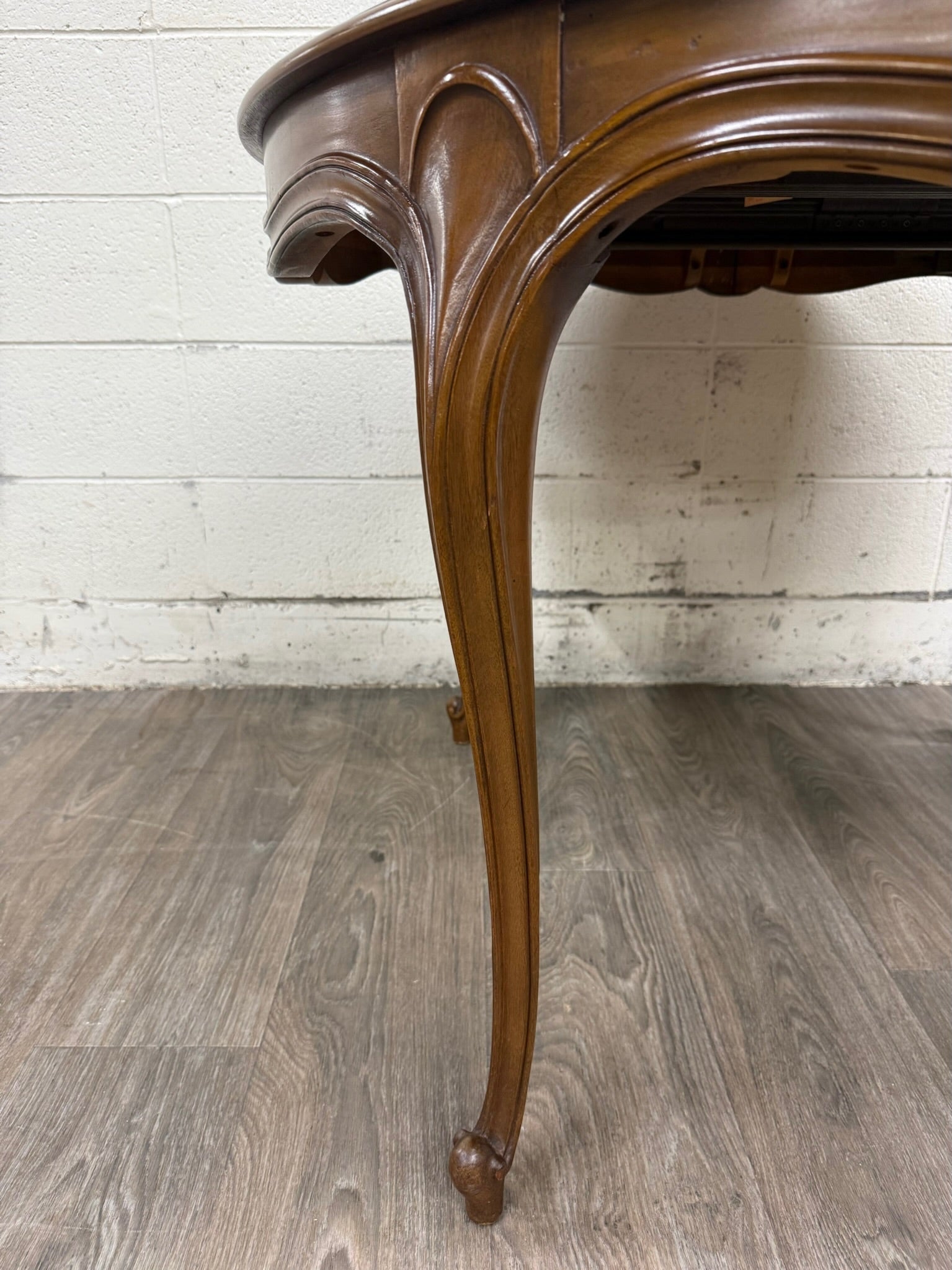 Vintage Drexel Basque Provincial Collection French Louis XV Style Dining Table