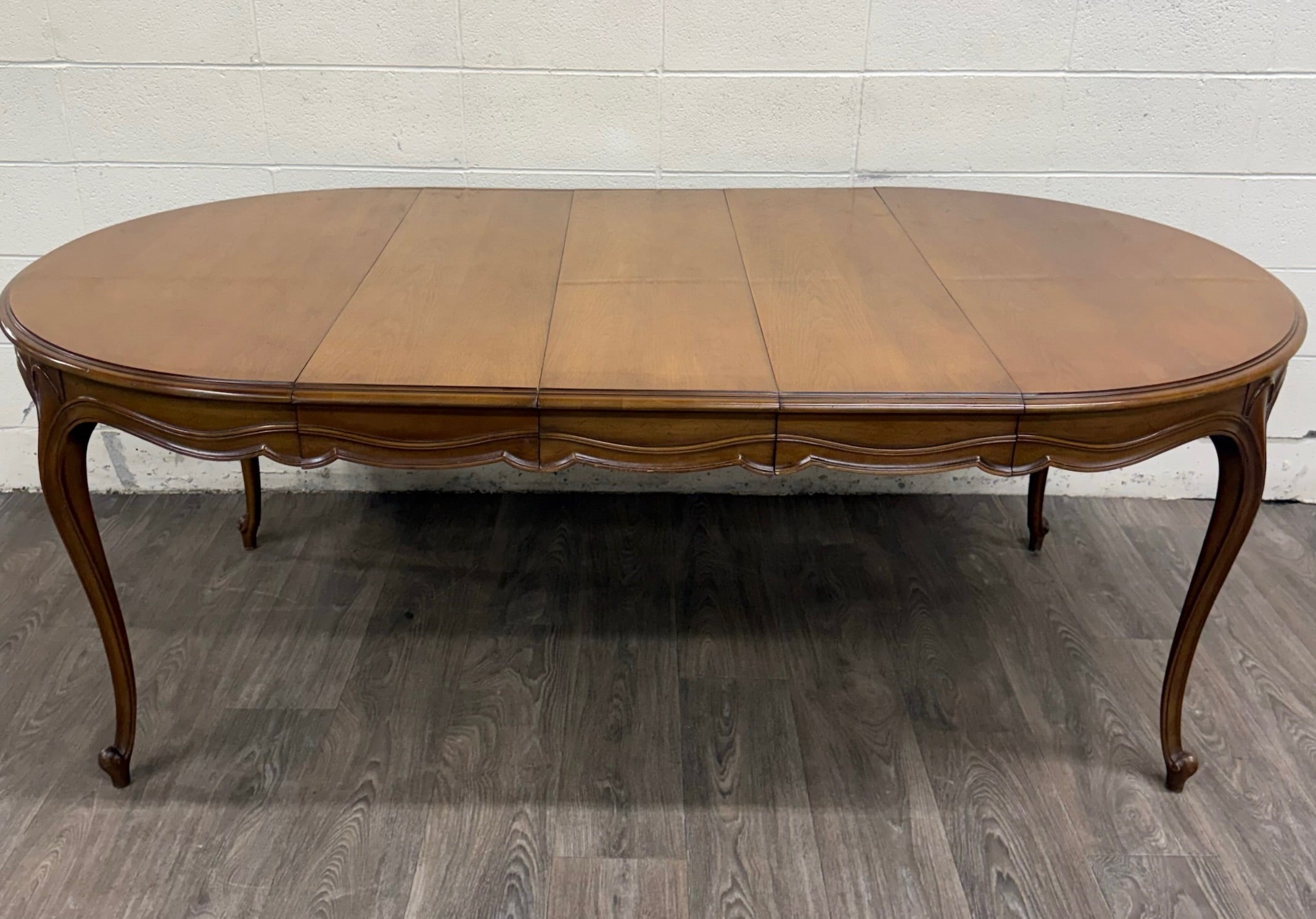 Vintage Drexel Basque Provincial Collection French Louis XV Style Dining Table