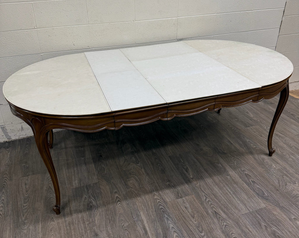 Vintage Drexel Basque Provincial Collection French Louis XV Style Dining Table