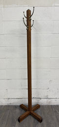 Antique Arts and Crafts Mission Quarter Sawn Oak Hall Tree Coat Rack