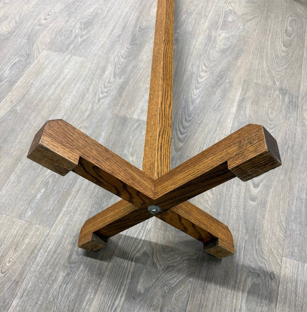 Antique Arts and Crafts Mission Quarter Sawn Oak Hall Tree Coat Rack