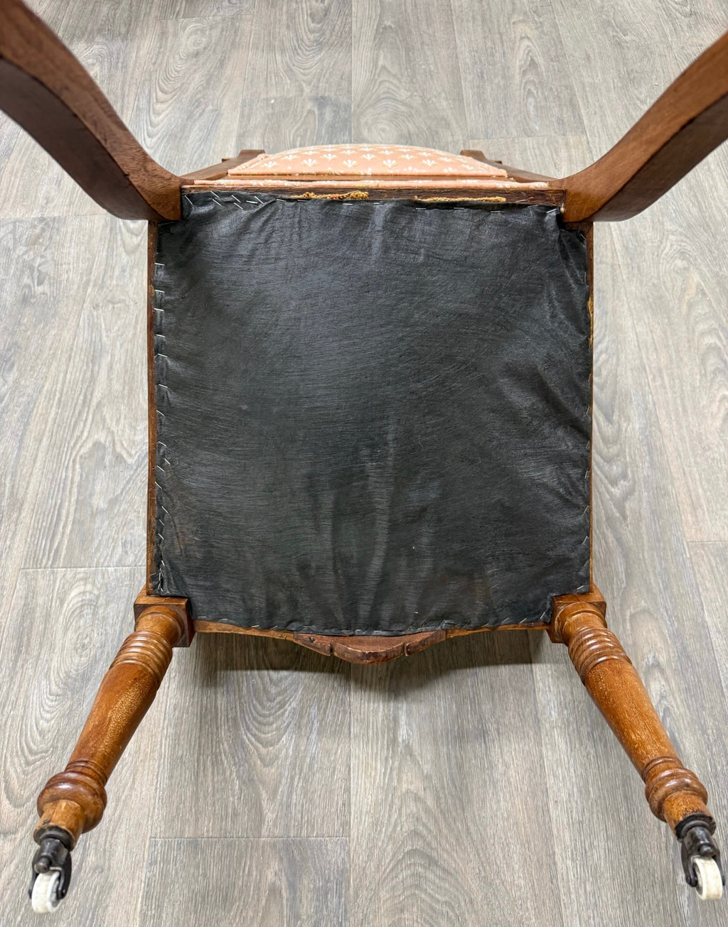 Antique Victorian Eastlake Carved His and Hers Parlor Chairs - Pair