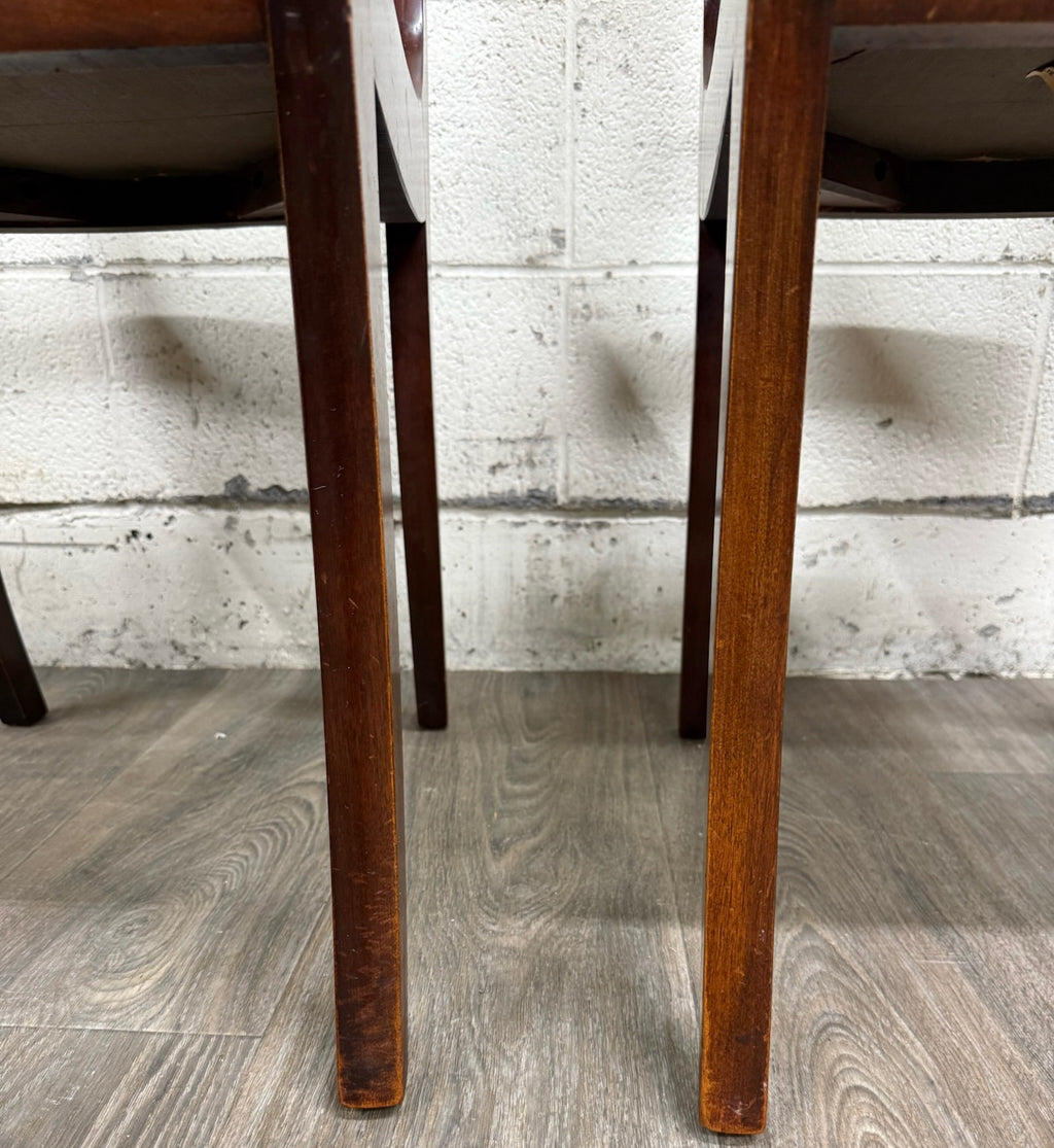 Vintage Associated Factories Duncan Phyfe Regency Style Mahogany Dining Chairs