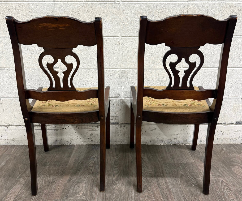 Vintage Associated Factories Duncan Phyfe Regency Style Mahogany Dining Chairs