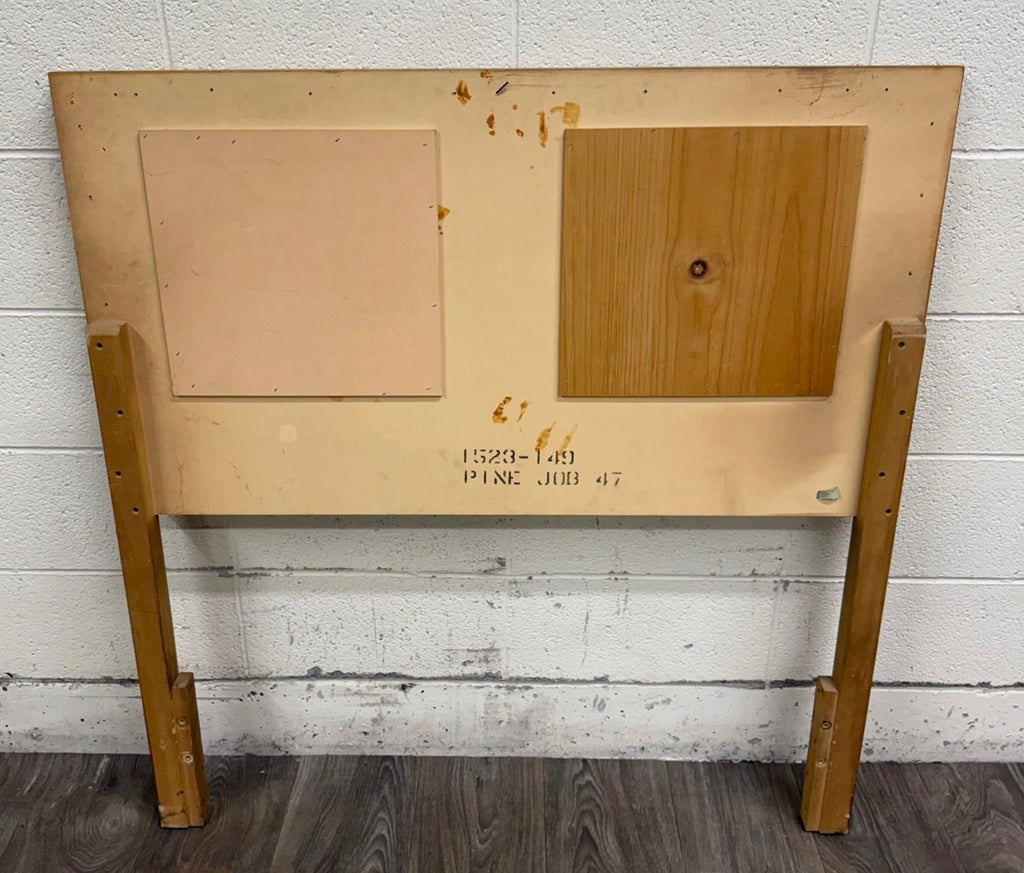 Vintage Full OR Queen Size Convertible 1970s Rustic Modern Headboard