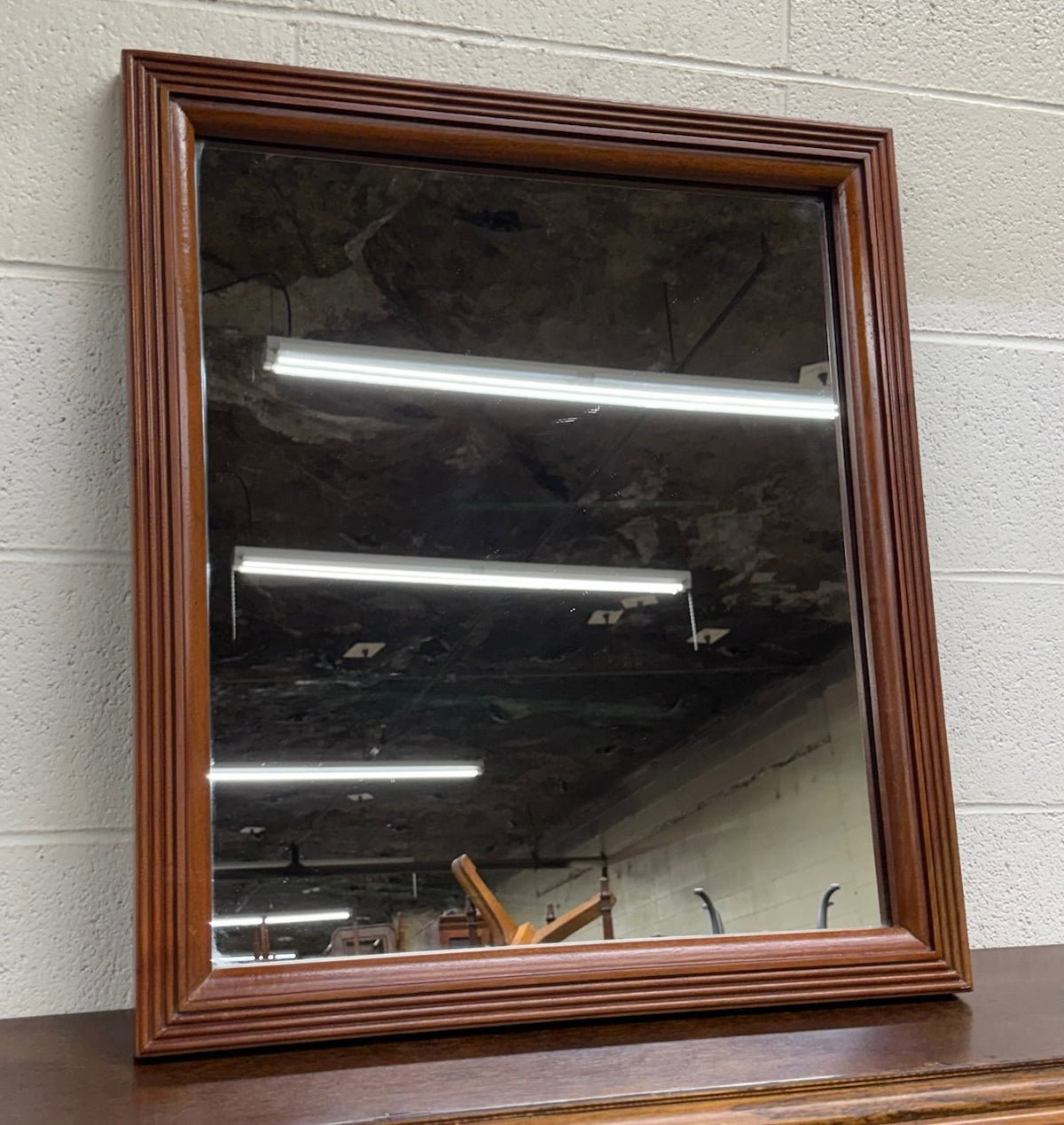 Vintage Traditional Wall Mirror with Molded Frame