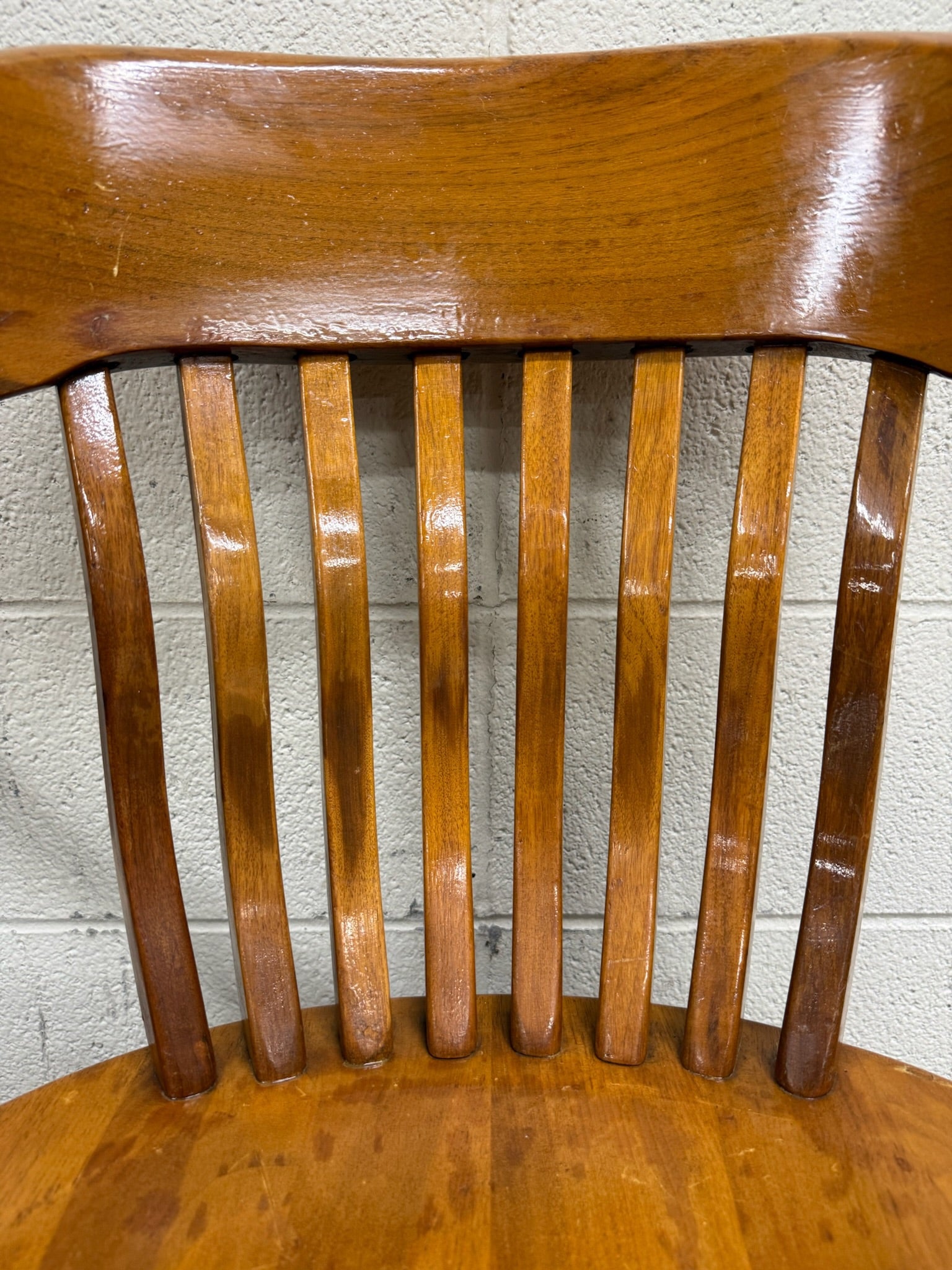 Vintage Colonial Revival Library Lawyer Banker Jury Chairs - Set of 3