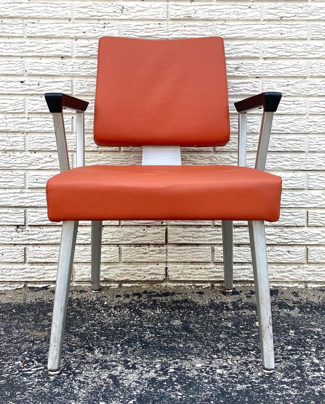 Vintage Mid Century Modern Aluminum Arm Chair by Good Form