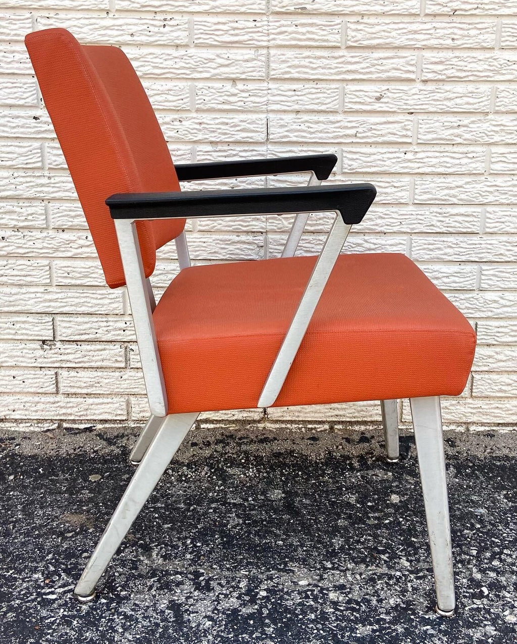 Vintage Mid Century Modern Aluminum Arm Chair by Good Form
