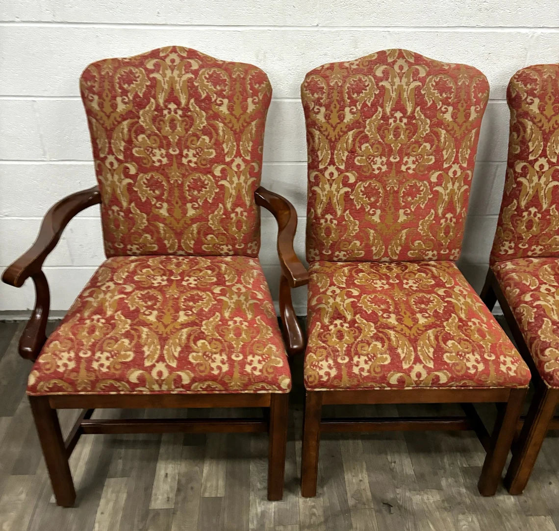 VTG Century Oscar de la Renta Chippendale Martha Washington Style Dining Chairs