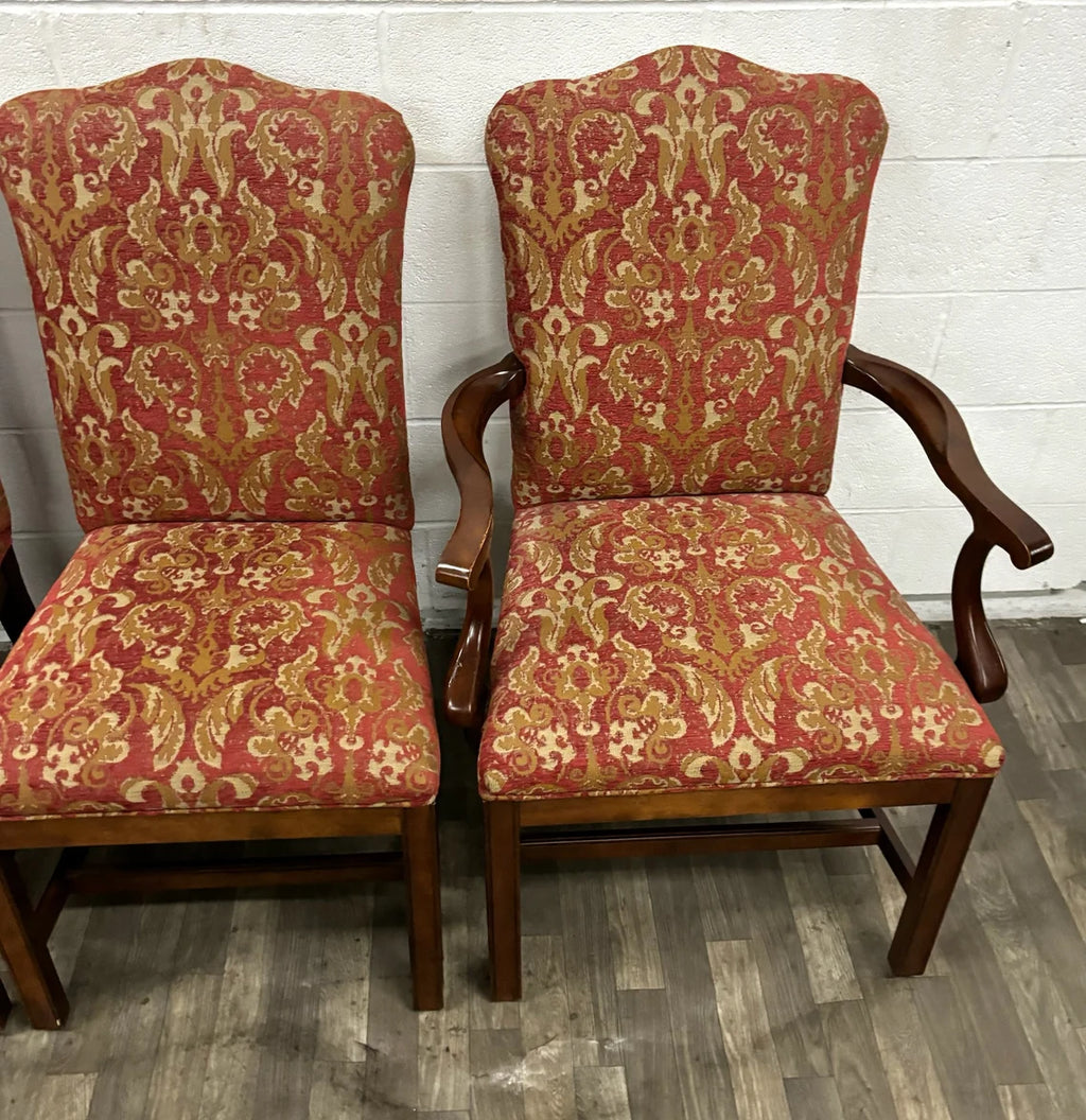 VTG Century Oscar de la Renta Chippendale Martha Washington Style Dining Chairs