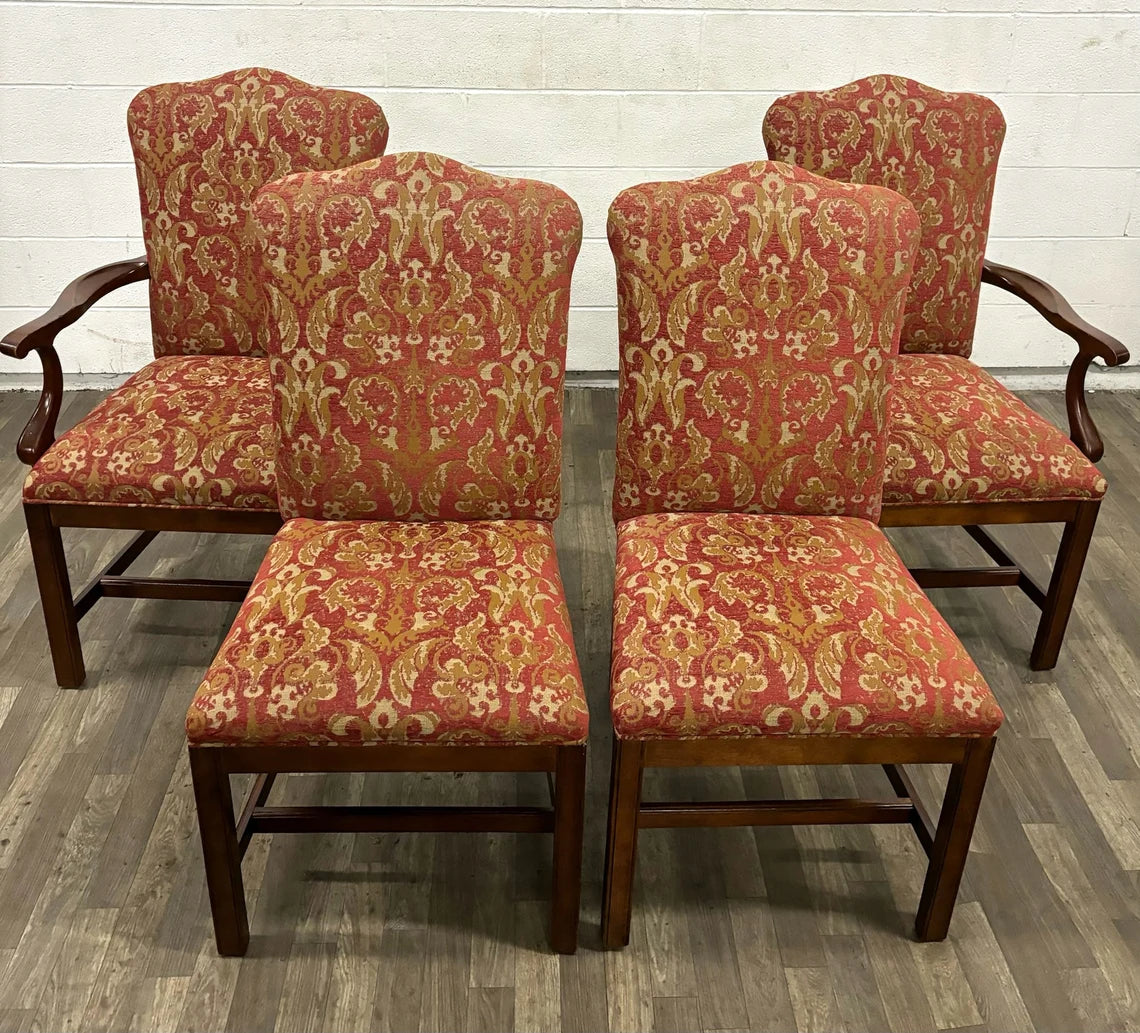 VTG Century Oscar de la Renta Chippendale Martha Washington Style Dining Chairs