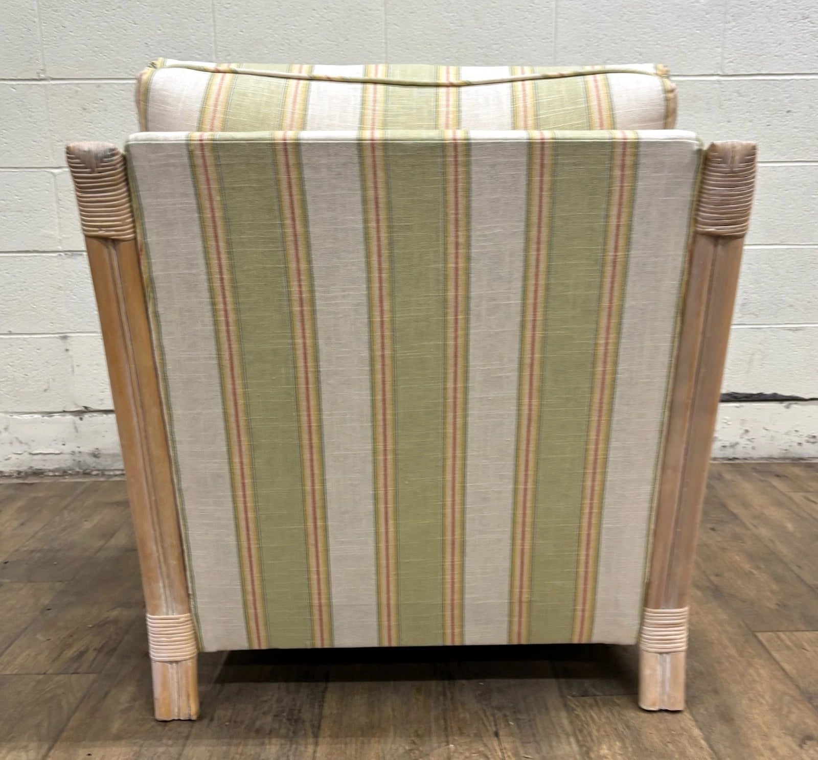Vintage MCM Style Organic Coastal Rattan Bamboo Chair