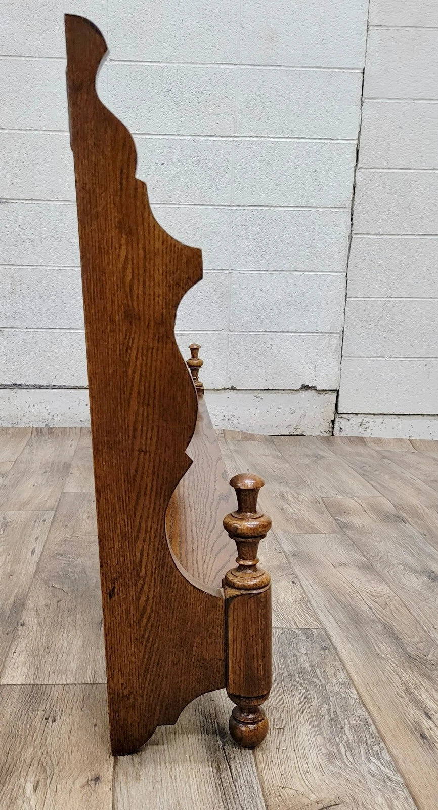 Vintage Victorian Style Oak Wall Shelf Etagere