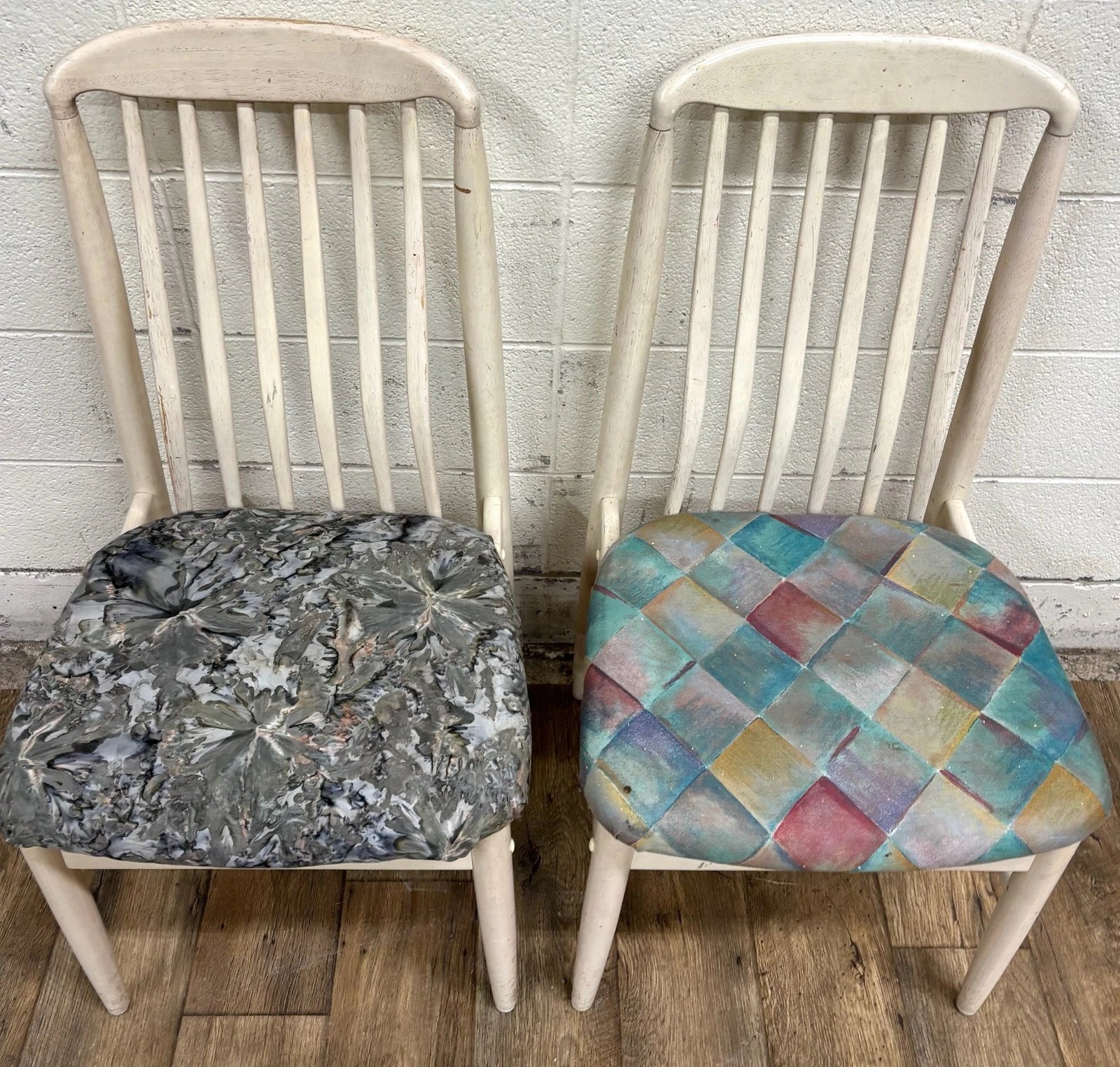 Vintage Danish Mid Century Modern MCM Benny Linden Style Tailback Dining Chairs