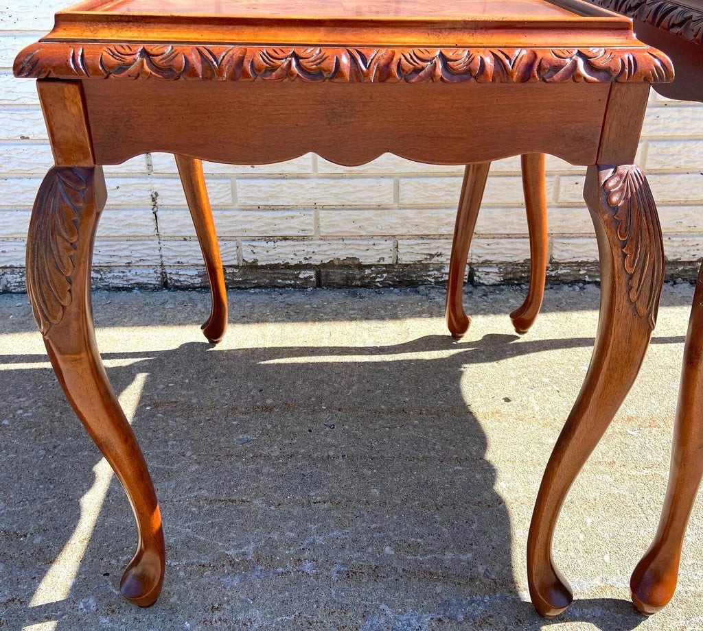 Vintage Bombay Company French Provincial Style Side Tables - Pair