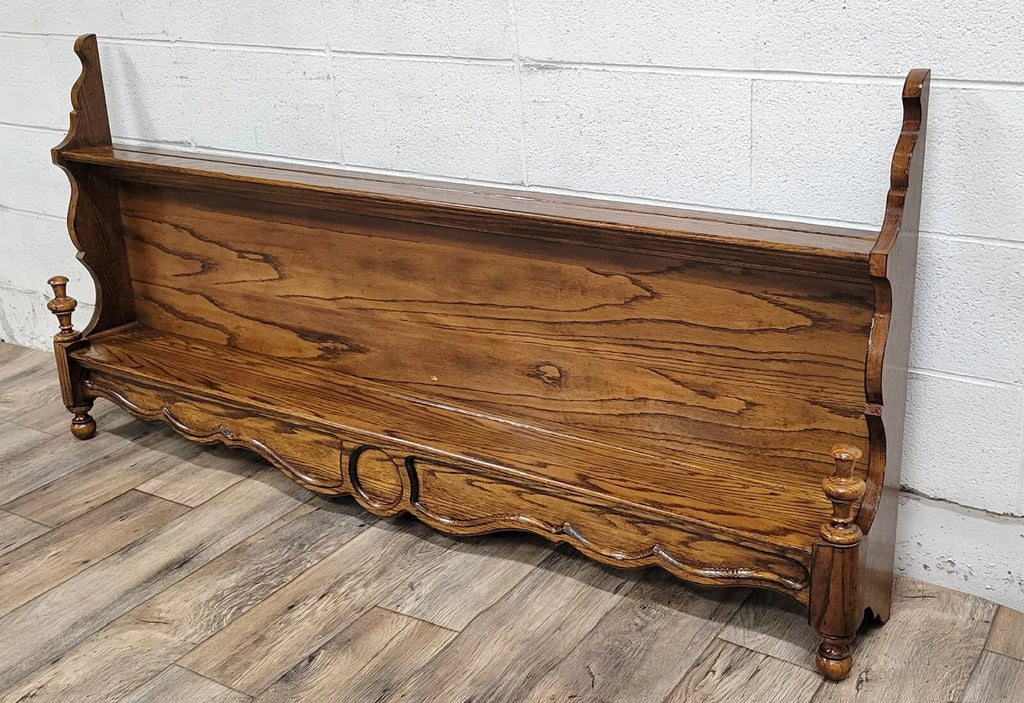 Vintage Victorian Style Oak Wall Shelf Etagere