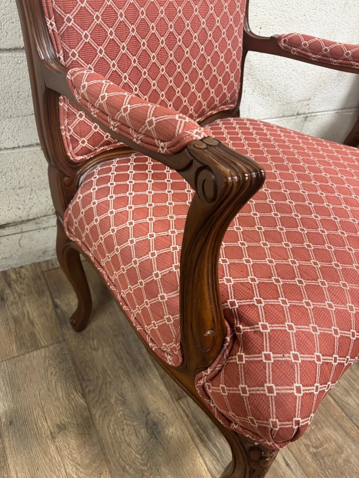 Vintage Brandywine Design Furniture French Louis XV Regency Style Armchairs