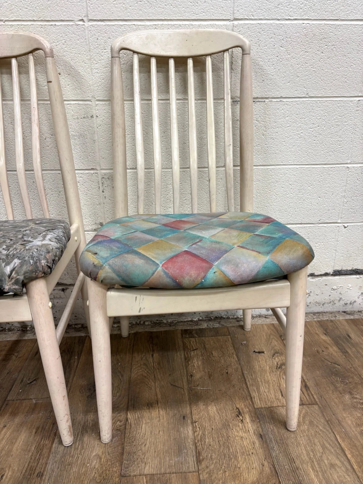 Vintage Danish Mid Century Modern MCM Benny Linden Style Tailback Dining Chairs