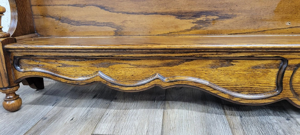 Vintage Victorian Style Oak Wall Shelf Etagere