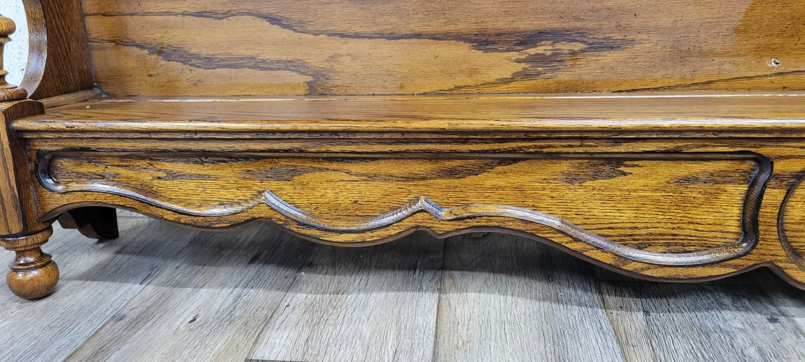 Vintage Victorian Style Oak Wall Shelf Etagere