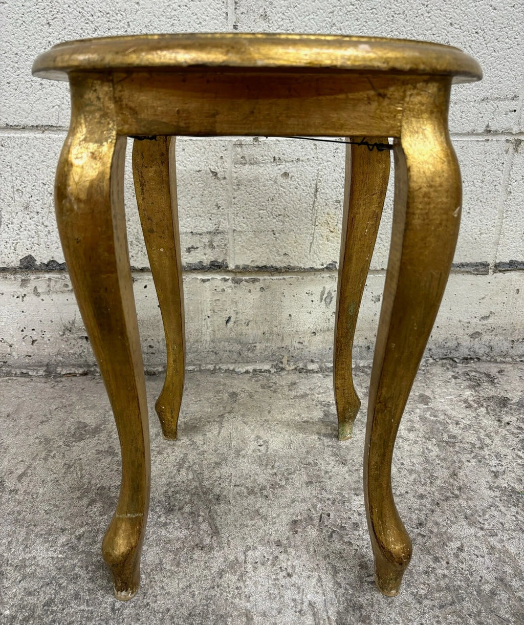 Vintage Italian R.A. Marshall Imports Inc. Florentine Venetian Style Side Table