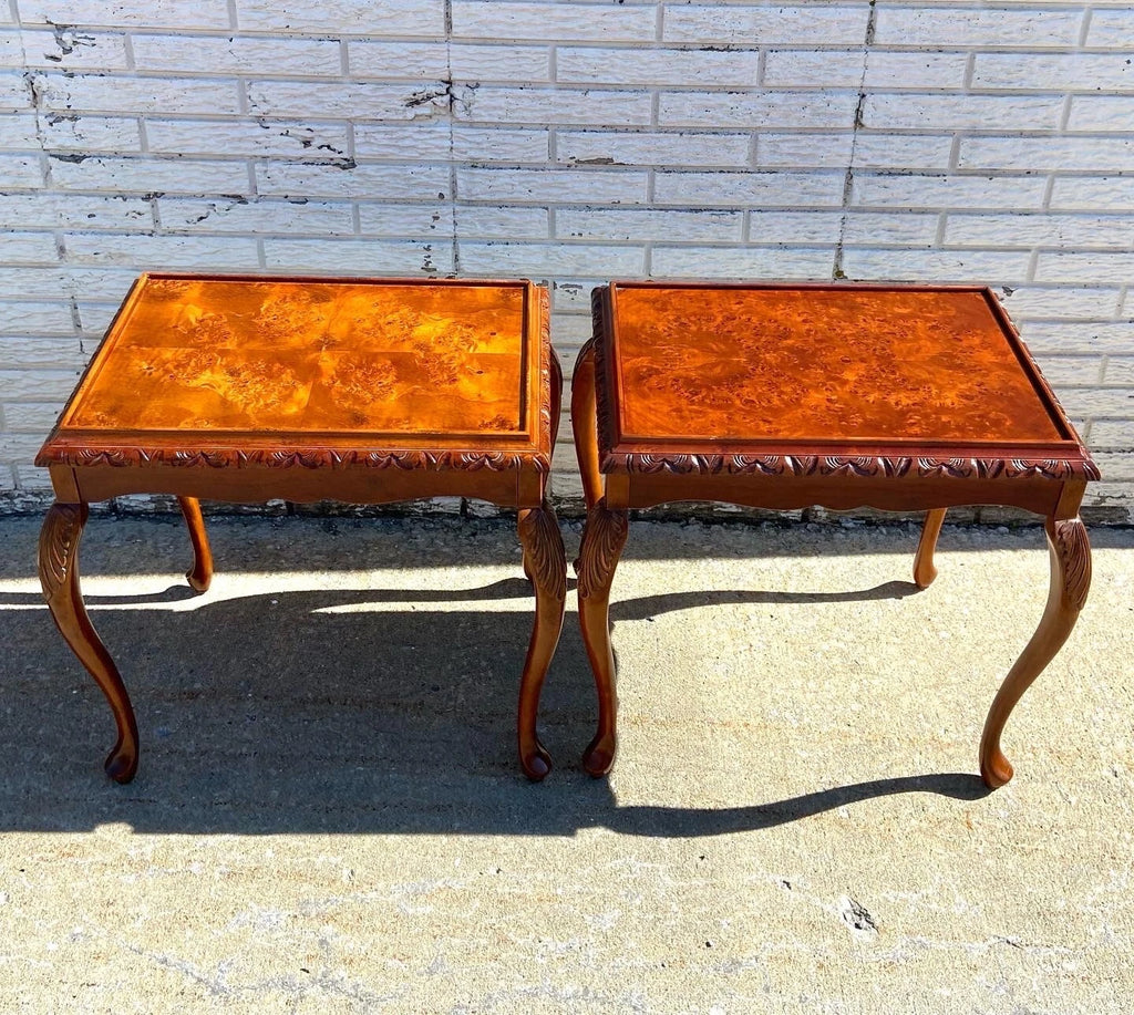 Vintage Bombay Company French Provincial Style Side Tables - Pair