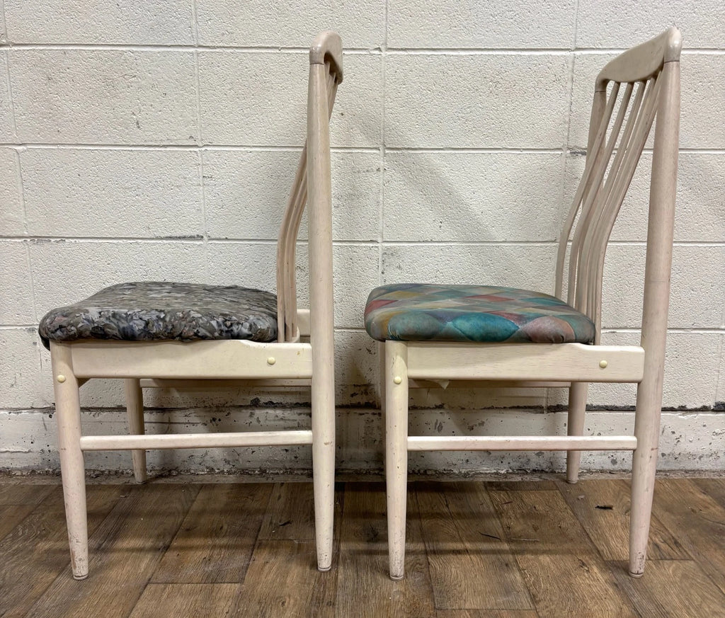 Vintage Danish Mid Century Modern MCM Benny Linden Style Tailback Dining Chairs