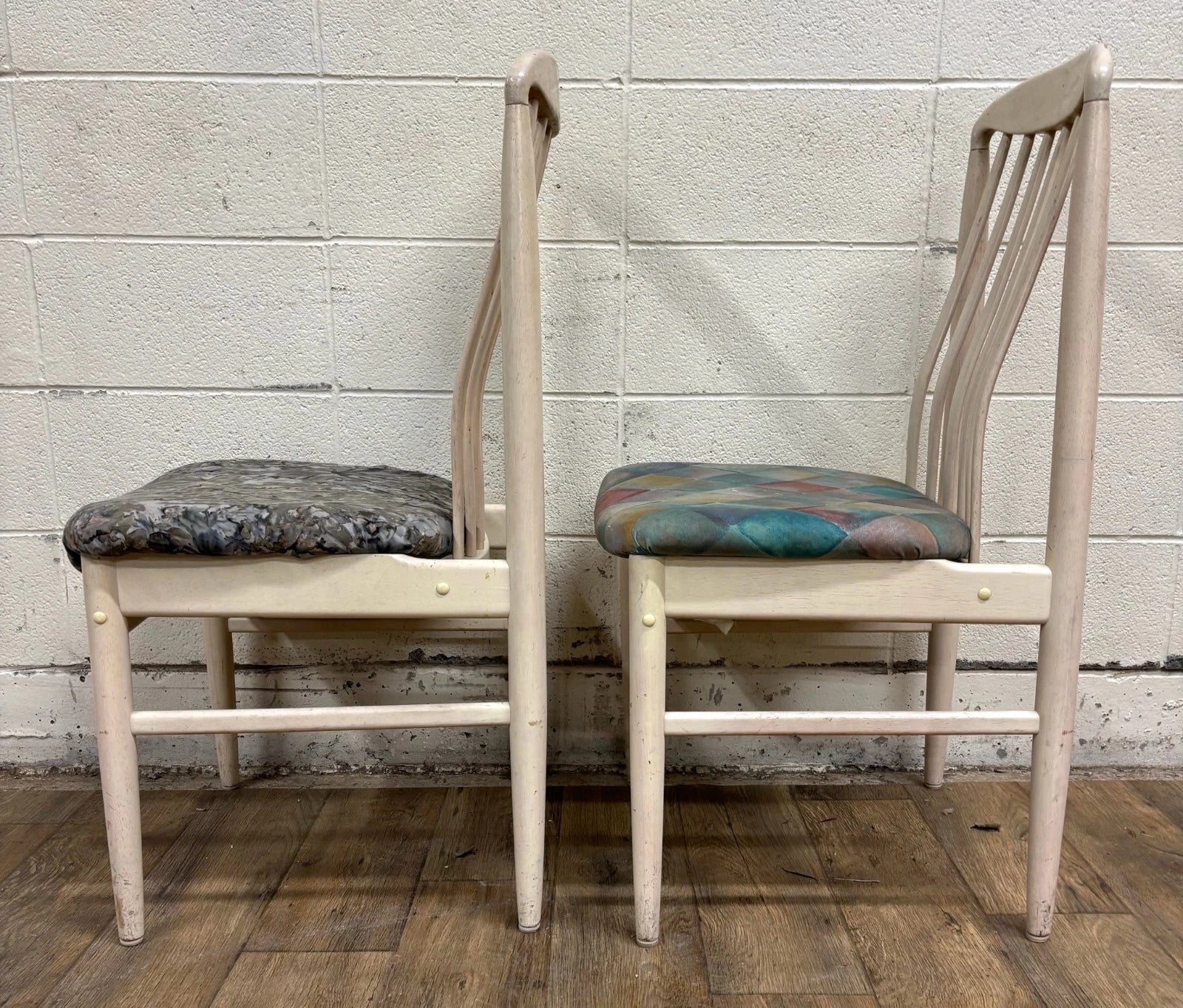 Vintage Danish Mid Century Modern MCM Benny Linden Style Tailback Dining Chairs