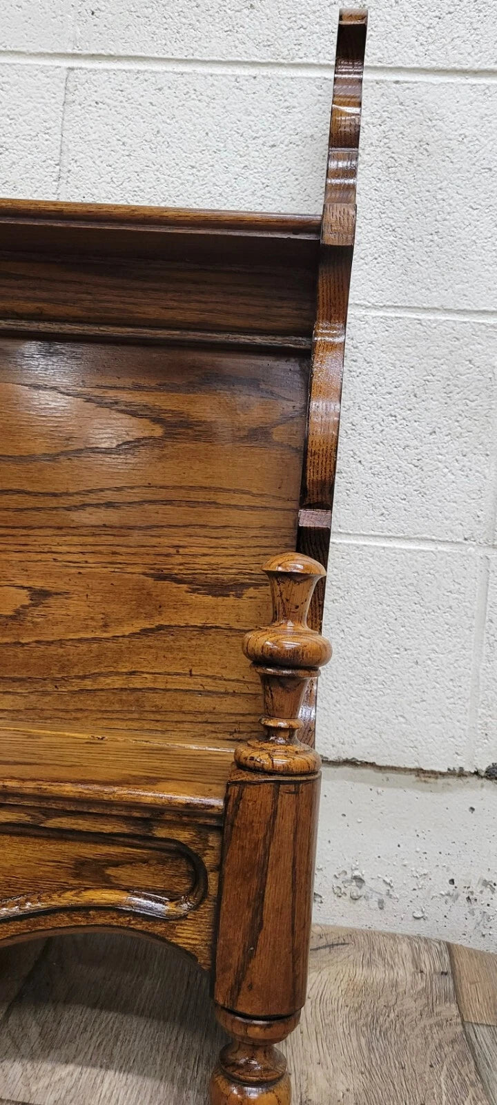 Vintage Victorian Style Oak Wall Shelf Etagere