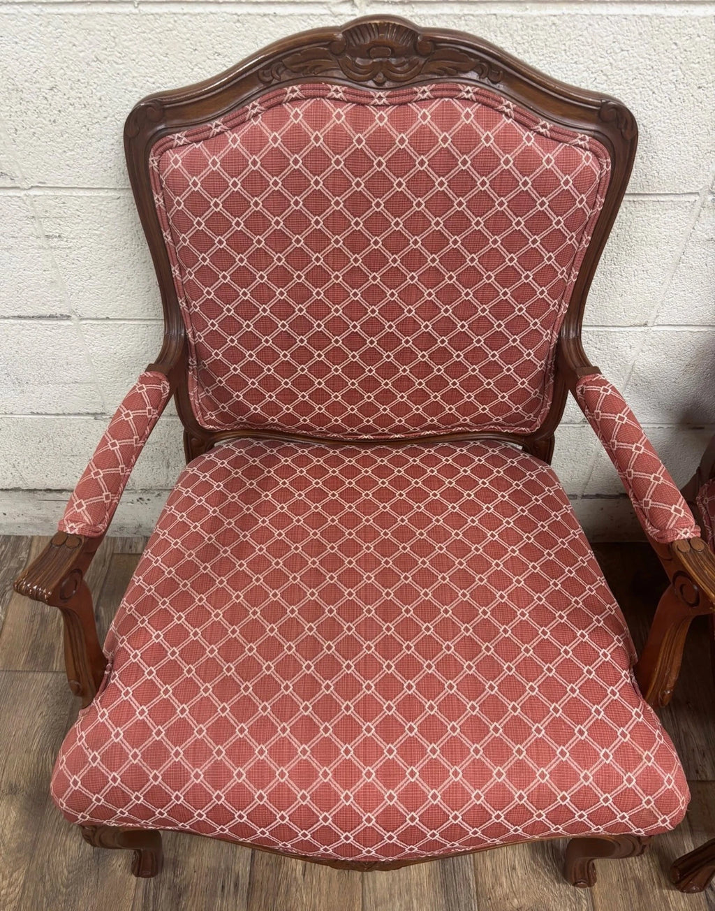 Vintage Brandywine Design Furniture French Louis XV Regency Style Armchairs
