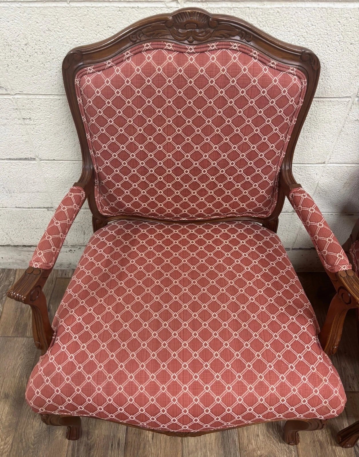 Vintage Brandywine Design Furniture French Louis XV Regency Style Armchairs