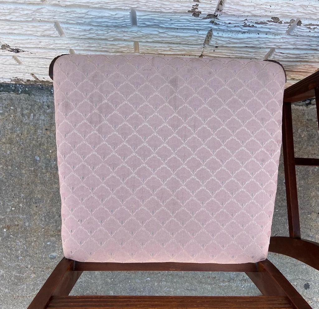 Vintage Burled Mid Century Art Nouveau Style Chairs