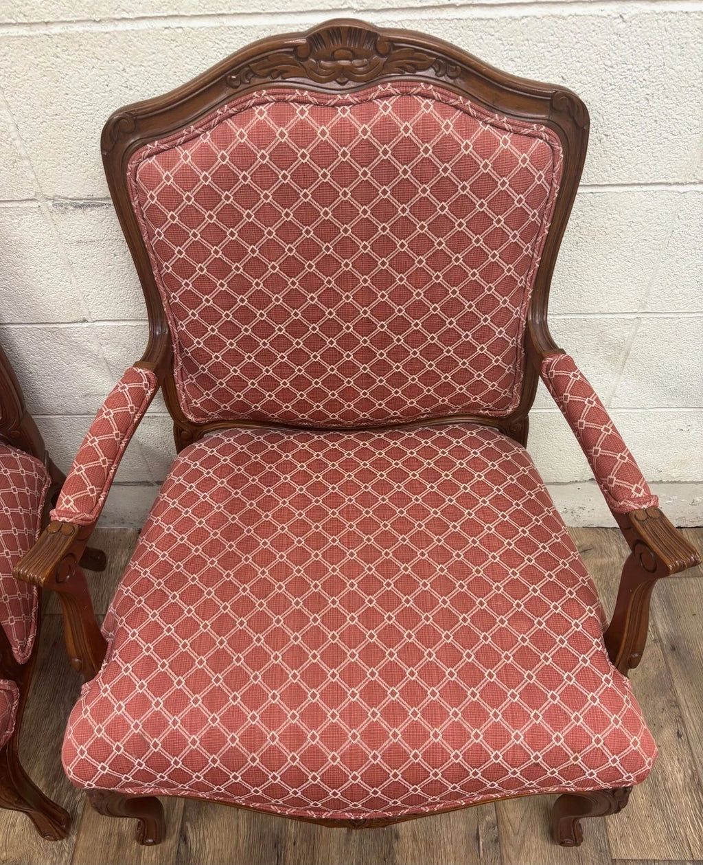 Vintage Brandywine Design Furniture French Louis XV Regency Style Armchairs