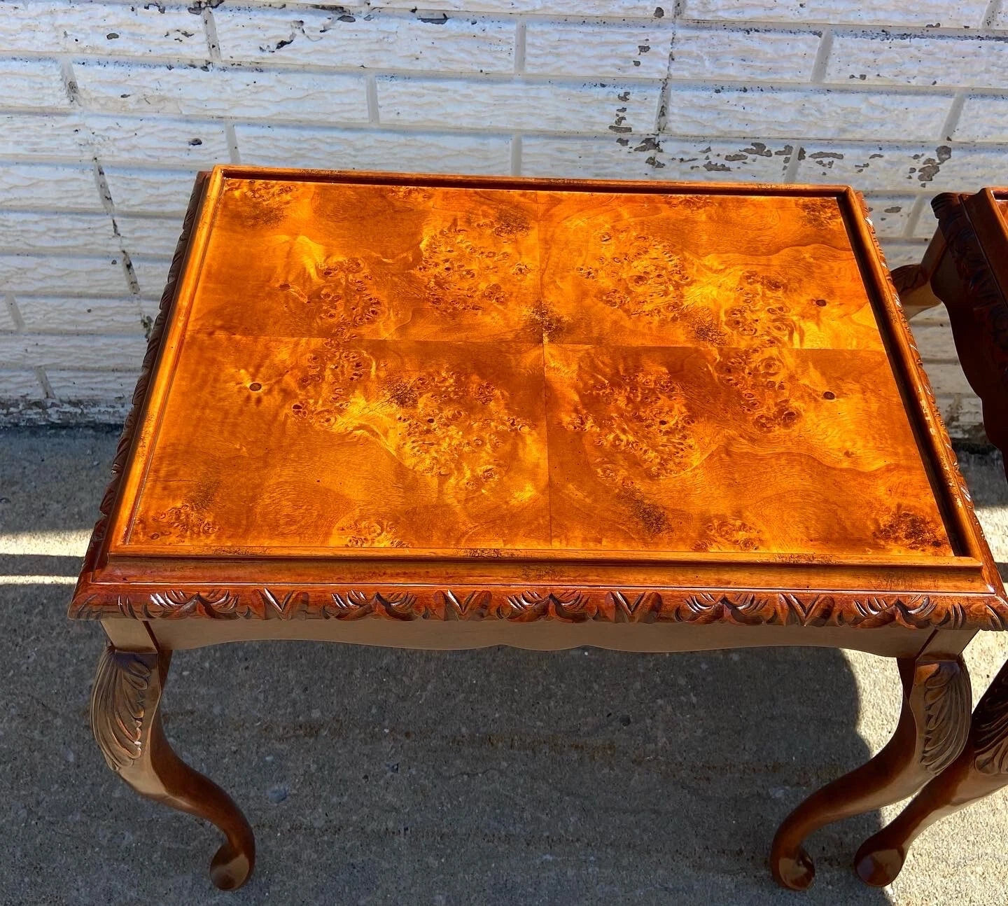 Vintage Bombay Company French Provincial Style Side Tables - Pair
