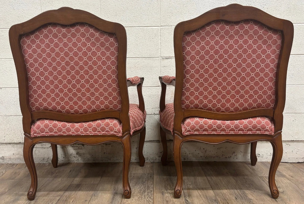 Vintage Brandywine Design Furniture French Louis XV Regency Style Armchairs