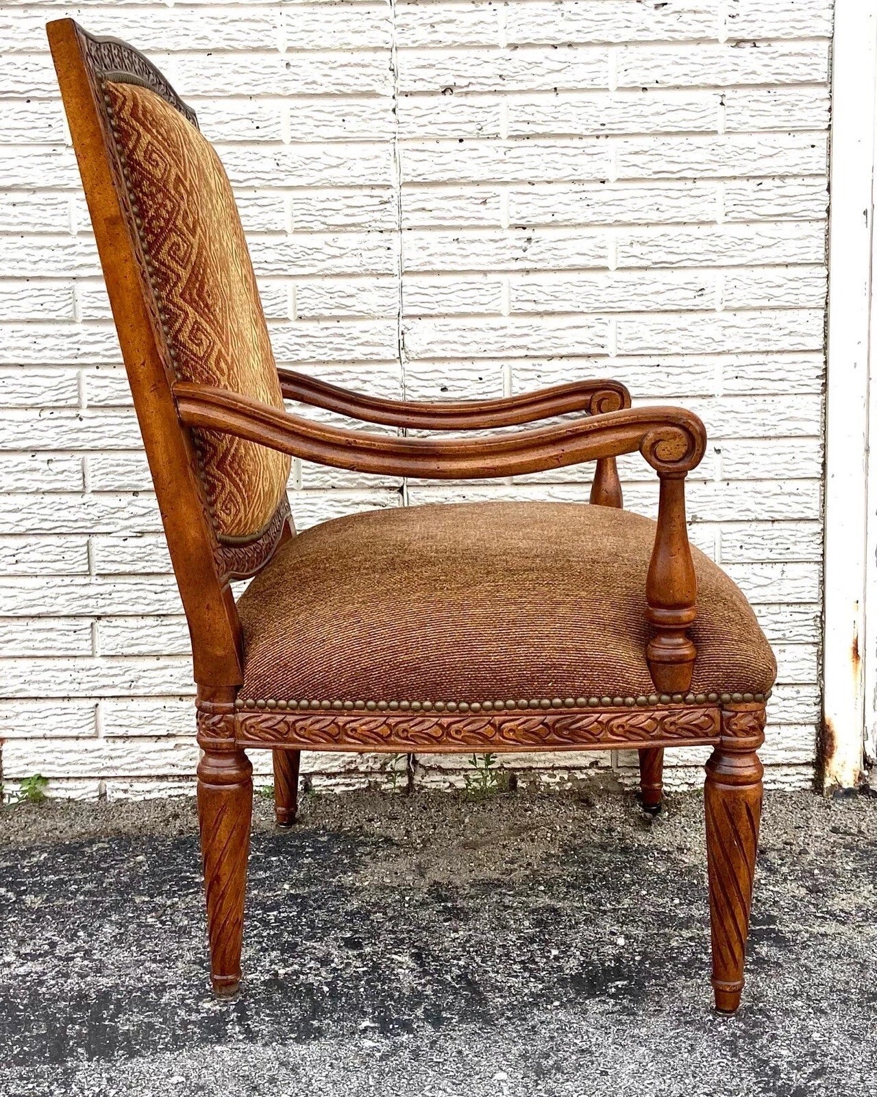 Neoclassical Style Armchair or Bergére