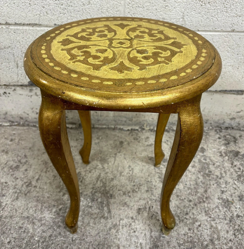 Vintage Italian R.A. Marshall Imports Inc. Florentine Venetian Style Side Table