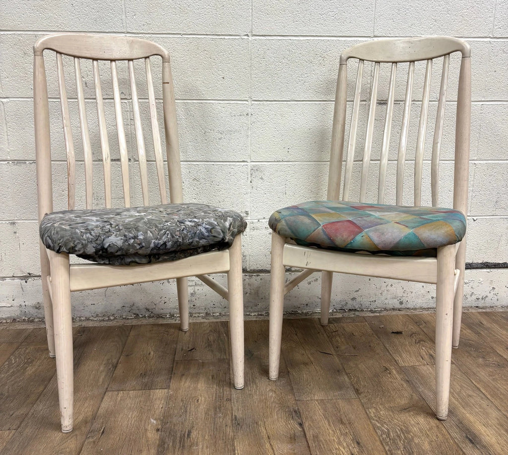 Vintage Danish Mid Century Modern MCM Benny Linden Style Tailback Dining Chairs